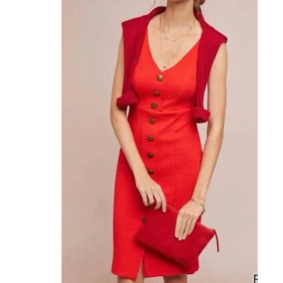 Anthropologie Dresses & Skirts - ANTHROPOLOGIE MAEVE SLEEVELESS BUTTONDOWN DRESS